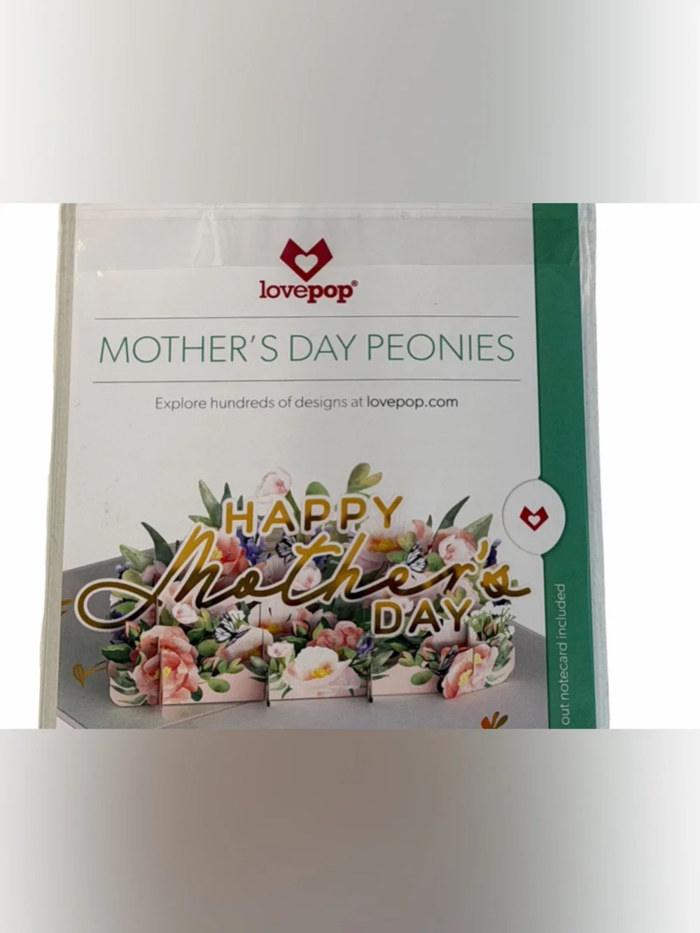 Lovepop Pink Floral Pop-Up Mother's Day Peonies Card